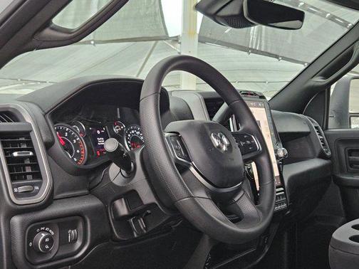 Bright White Clearcoat 2026 RAM 2500 Black Express Crew Cab 4x4 6'4' Box