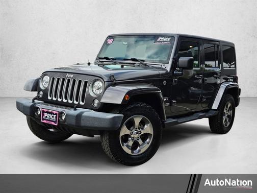 Granite Crystal Metallic Clearcoat 2018 Jeep Wrangler JK Unlimited Sahara