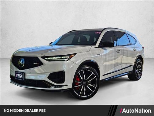 Platinum White Pearl 2024 Acura MDX Type S Advance Package