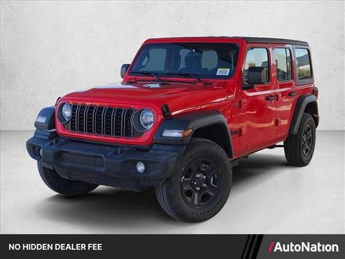 Firecracker Red Clearcoat 2026 Jeep Wrangler Sport