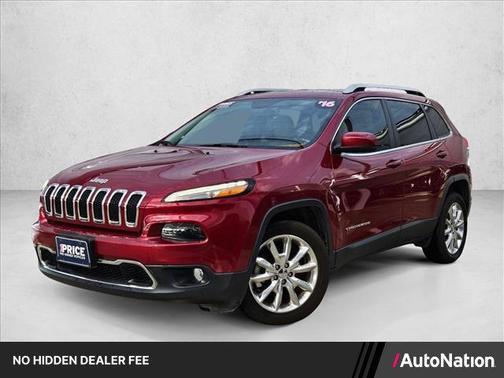 Deep Cherry Red Crystal Pearlcoat 2016 Jeep Cherokee Limited