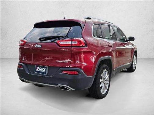 Deep Cherry Red Crystal Pearlcoat 2016 Jeep Cherokee Limited