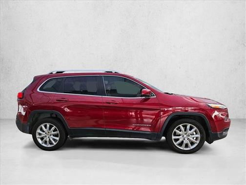 Deep Cherry Red Crystal Pearlcoat 2016 Jeep Cherokee Limited