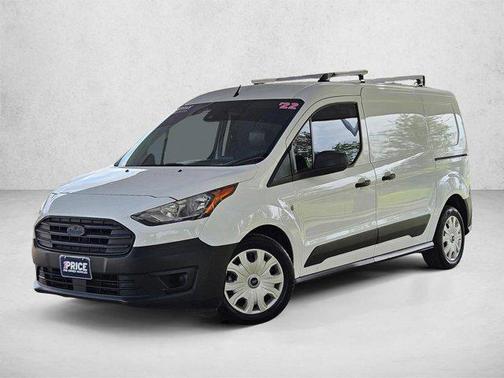 Frozen White 2022 Ford Transit Connect XL Cargo Van