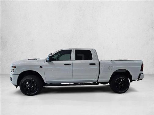 Bright White Clearcoat 2026 RAM 2500 Black Express Crew Cab 4x4 6'4' Box