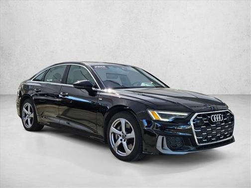 Black 2024 Audi A6 55 Premium Plus
