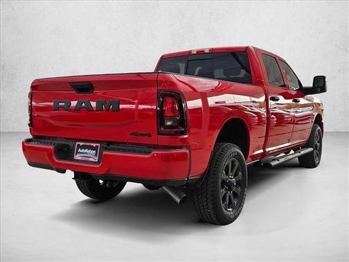 Flame Red Clearcoat 2026 RAM 2500 Black Express Crew Cab 4x4 6'4' Box