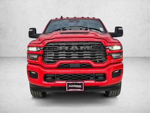 Flame Red Clearcoat 2026 RAM 2500 Black Express Crew Cab 4x4 6'4' Box
