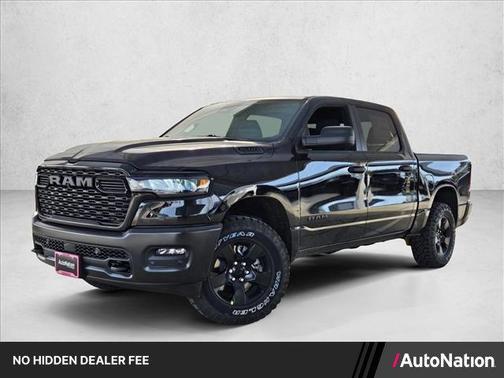 Diamond Black Crystal Pearlcoat 2026 RAM 1500 Warlock Crew Cab 4x4 5'7' Box