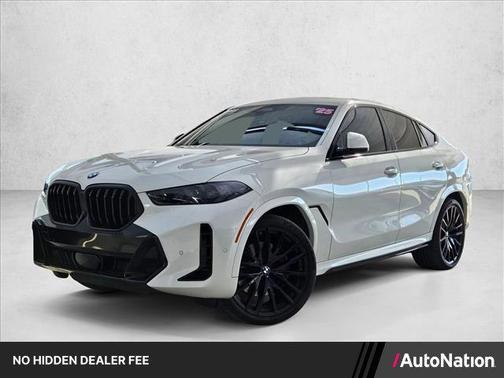 Mineral White Metallic 2025 BMW X6 xDrive40i