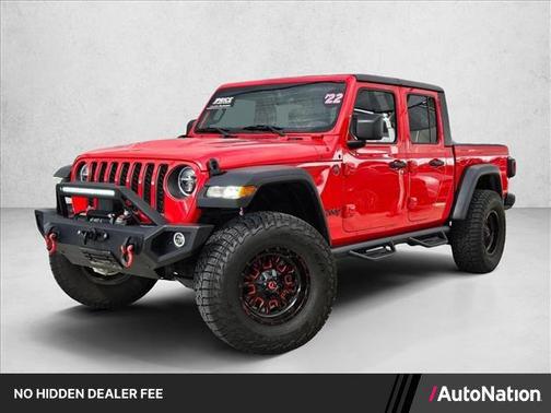 Firecracker Red Clearcoat 2022 Jeep Gladiator Rubicon