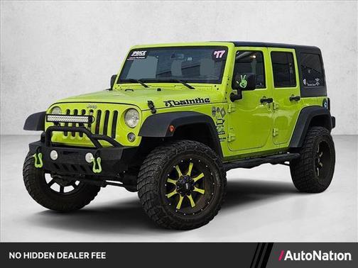 Hypergreen Clearcoat 2017 Jeep Wrangler Unlimited Sport