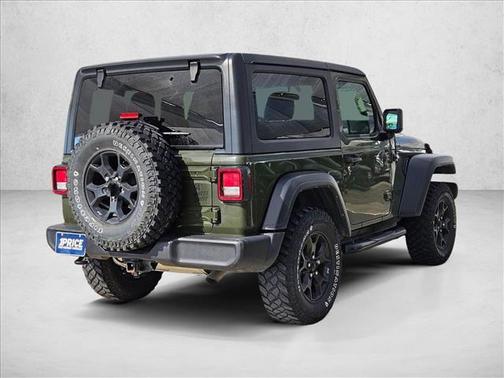 Sarge Green Clearcoat 2021 Jeep Wrangler Sport S