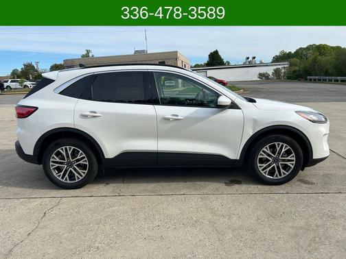 Star White Metallic Tri-Coat 2021 Ford Escape SEL