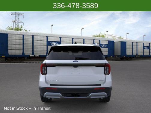 Space White Metallic 2026 Ford Explorer Platinum
