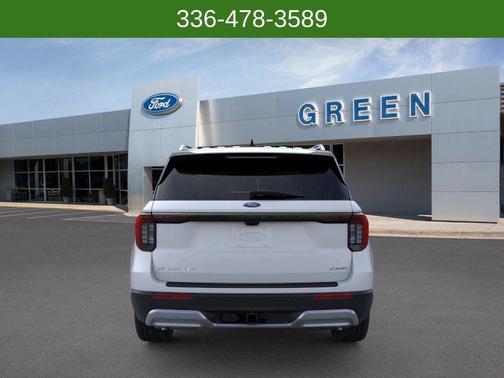SPACE WHITE METALLIC 2026 Ford Explorer Platinum