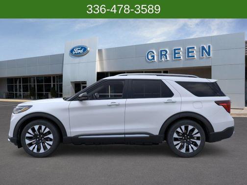SPACE WHITE METALLIC 2026 Ford Explorer Platinum