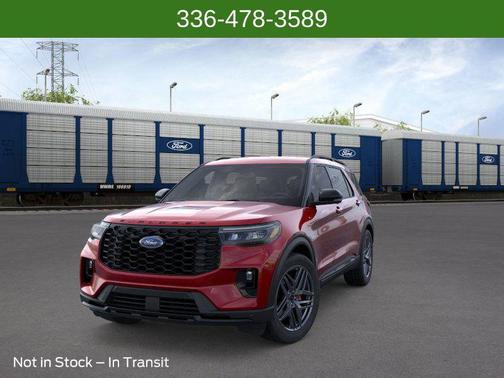 Rapid Red Metallic Tinted Clearcoat 2026 Ford Explorer ST-Line