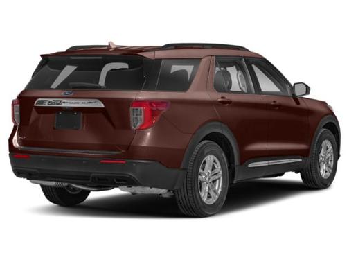 Jewel Red Metallic Tinted Clearcoat 2023 Ford Explorer XLT