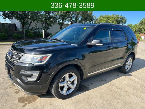 SHADOW BLACK 2017 Ford Explorer XLT