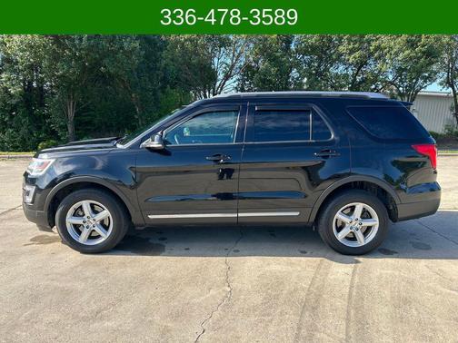 SHADOW BLACK 2017 Ford Explorer XLT