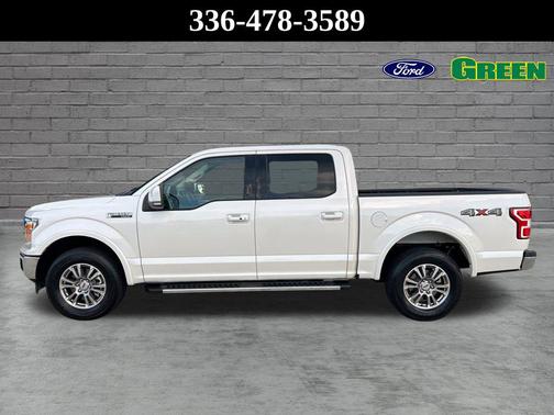 White Platinum Metallic Tri-Coat 2018 Ford F-150 Lariat