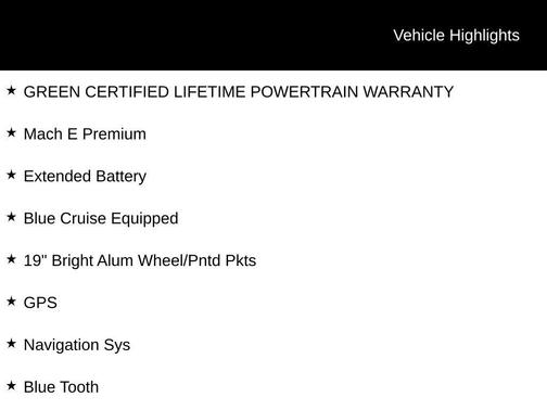 2025 Ford Mustang Mach-E Premium