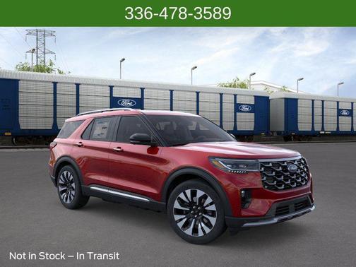 Rapid Red Metallic Tinted Clearcoat 2026 Ford Explorer Platinum