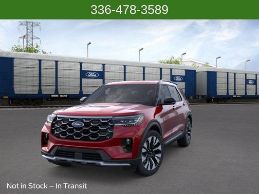 Rapid Red Metallic Tinted Clearcoat 2026 Ford Explorer Platinum
