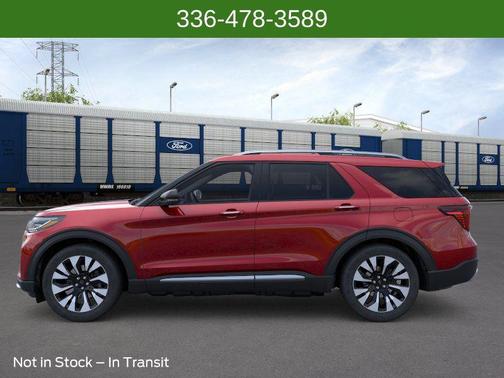 Rapid Red Metallic Tinted Clearcoat 2026 Ford Explorer Platinum