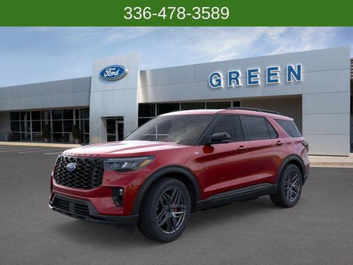 Rapid Red Metallic Tinted Clearcoat 2026 Ford Explorer ST-Line