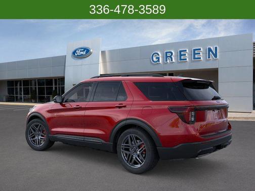 Rapid Red Metallic Tinted Clearcoat 2026 Ford Explorer ST-Line