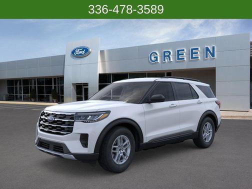 SPACE WHITE METALLIC 2026 Ford Explorer Active