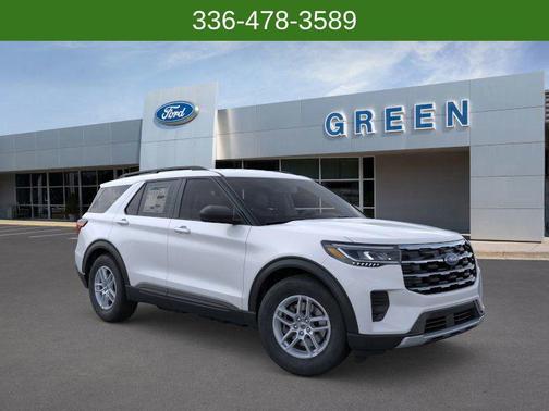 SPACE WHITE METALLIC 2026 Ford Explorer Active