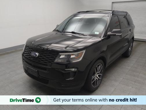 Shadow Black 2018 Ford Explorer Sport