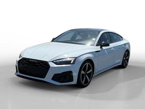 Glacier White Metallic 2023 Audi A5 Sportback 45 S Line Premium Plus