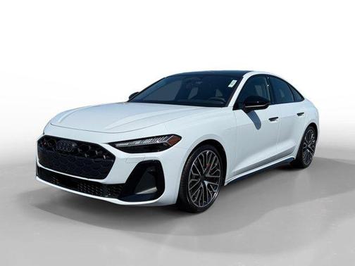 Glacier White Metallic 2026 Audi S5 Premium Plus TFSI quattro S tronic