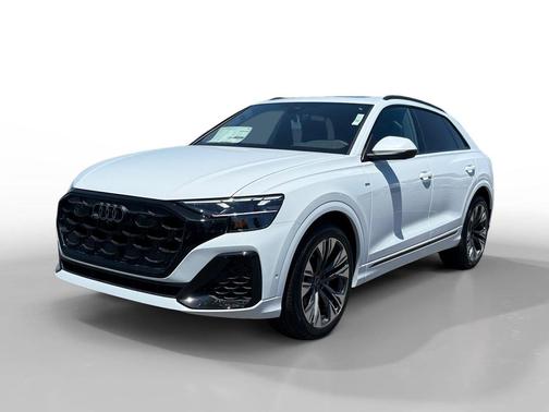 Glacier White Metallic 2026 Audi Q8 55 Premium Plus