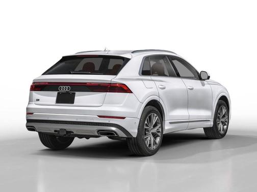 Glacier White Metallic 2026 Audi Q8 55 Premium Plus