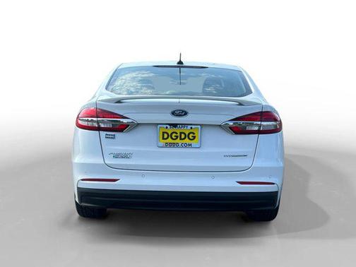 OXFORD WHITE 2019 Ford Fusion Energi Titanium