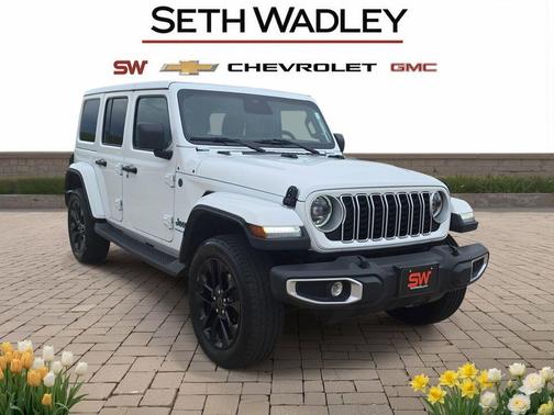 Bright White Clearcoat 2025 Jeep Wrangler 4xe Sahara