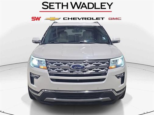 White Platinum Clearcoat Metallic 2019 Ford Explorer Limited