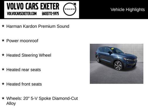 2022 Volvo XC40 Recharge Pure Electric P8 Twin Ultimate