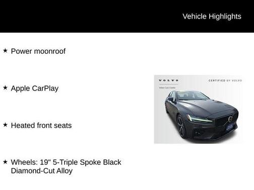 2024 Volvo S60 B5 Plus Dark Theme