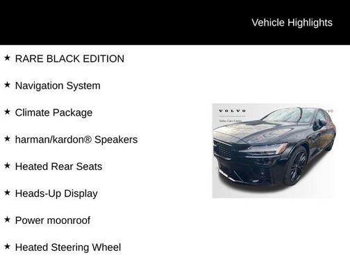 2025 Volvo S60 Plug-In Hybrid T8 Ultra Black Edition