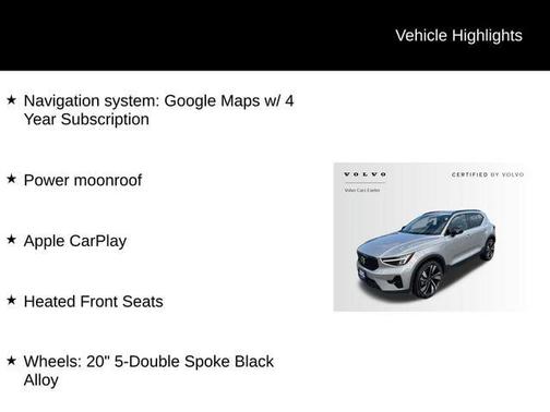 2025 Volvo XC40 B5 Plus Dark Theme
