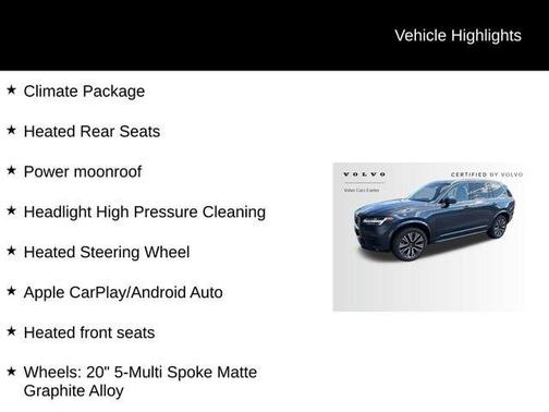 2022 Volvo XC90 T6 Momentum 6 Passenger