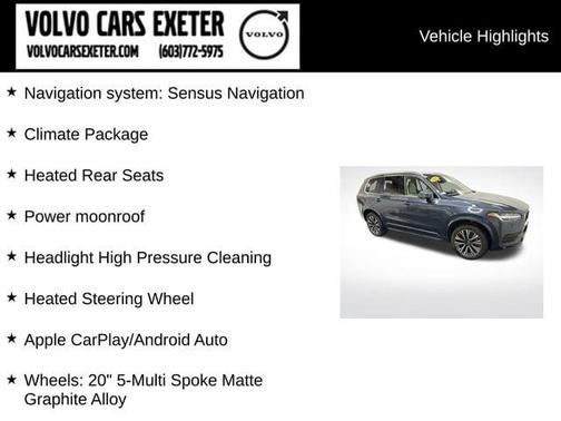 2022 Volvo XC90 T6 Momentum 6 Passenger