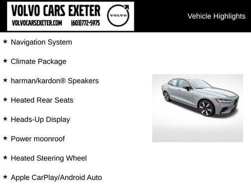 2024 Volvo S60 Recharge Plug-In Hybrid T8 Ultimate Dark Theme