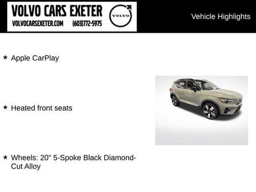 2024 Volvo XC40 Recharge Pure Electric Twin Plus